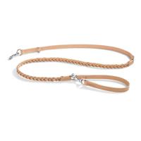 MiaCara MiaCara Bergamo Dog Leash Natural Braided - thumbnail