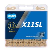 KMC ketting "x11sl" chain x11sl 118 links ti-n gold waxed - thumbnail