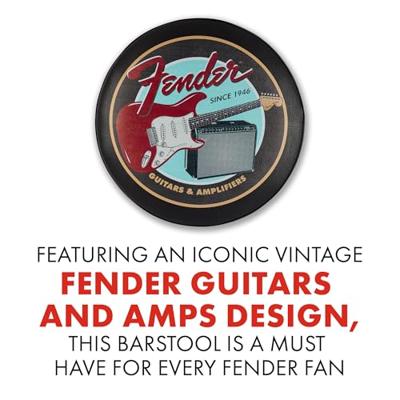 Fender Guitars & Amps Pick Pouch 30" Barstool Black/Black gitaarkruk (76 cm)