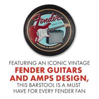 Fender Guitars & Amps Pick Pouch 30" Barstool Black/Black gitaarkruk (76 cm) - thumbnail