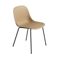 Muuto Fiber Side eetkamerstoel oker - thumbnail