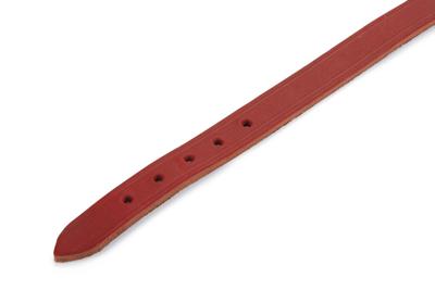 Lederen honden halsband rood - 52 cm x 20 mm Lederen honden halsband rood - 52 cm x 20 mm
