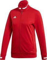 Adidas T19 Woven Jacket Dames Rood - thumbnail