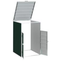 VidaXL Containerberging voor 1 container 72x81x115 cm staal groen - thumbnail