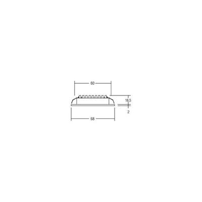 Brumberg 12090073 12090073 LED-inbouwlamp LED LED vast ingebouwd 3 W Wit