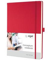 Sigel SI-CO645 Notitieboek Conceptum Pure Rood A4 194blz Gelijnd - thumbnail