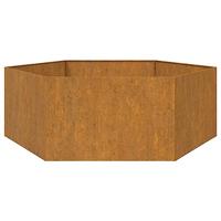 VidaXL Plantenbak roestig 138x120x45 cm cortenstaal - thumbnail