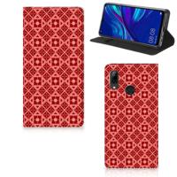 Huawei P Smart (2019) | Hoesje met Magneet | Batik Rood - thumbnail