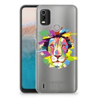 Nokia C21 Plus Telefoonhoesje met Naam Lion Color - thumbnail