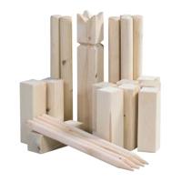 Outdoor Play Kubb Houten Werpspel FSC met Draagtas - thumbnail
