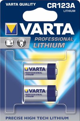 VARTA Lithium Cylindrical CR123A batterij