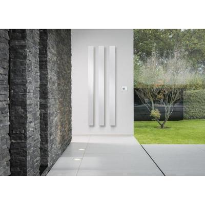 Vasco Beams elektrische radiator - 180x15cm - 950Watt - met stekker - 0600 - white fine texture (wit) 349015180el0913