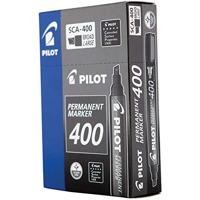 Permanente markeerstift Pilot SCA-400 Zwart (12 Stuks) - thumbnail