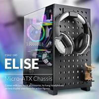Azza Elise Tower Zwart - thumbnail