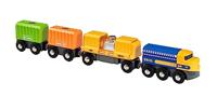 BRIO drie wagon goederentrein - thumbnail