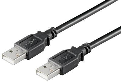 Microconnect USB 2.0, M/M, 1,8 m USB-kabel 1,8 m USB A zwart