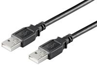 Microconnect USB 2.0, M/M, 1,8 m USB-kabel 1,8 m USB A zwart - thumbnail