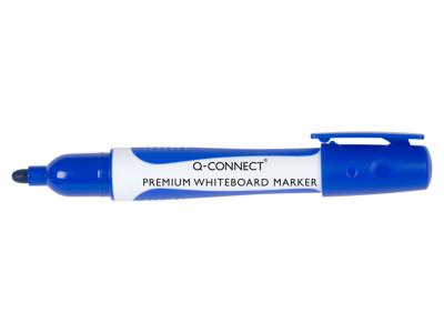 Q-CONNECT Premium whiteboard marker, 3 mm, ronde punt, blauw