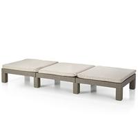 Daytona sunlounger cappucino - thumbnail