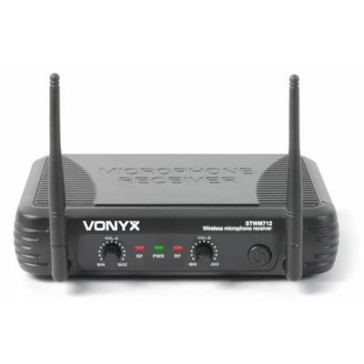 Vonyx STWM712H dubbel draadloos headsetsysteem Vonyx STWM712H dubbel draadloos headsetsysteem