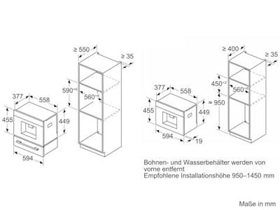 Siemens CT718L1B0 Bonen machine Zwart