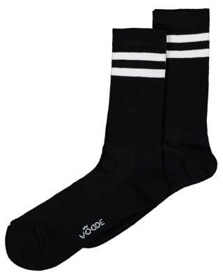 Vodde Tennissokken - Zwart