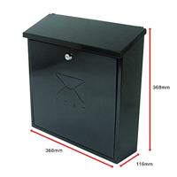 Brievenbus Contemporary - zwart - thumbnail