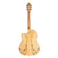 Ortega TZSM-3 Signature Series Natural elektrisch-akoestische klassieke gitaar met gigbag - thumbnail