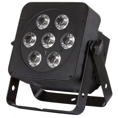 JB Systems LED Plano 7FC-Black LED-par 7x 8W RGBW