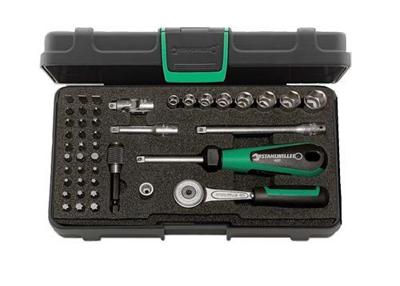 Stahlwille doppenset 6k 1/4" 45-delig (u)