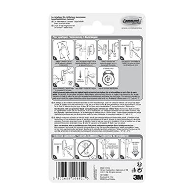 3M Command ® medium metalen haak „modern Reflection” (l x b x h) 79 x 29 x 29 mm Nikkel (geborsteld) Inhoud: 1 stuk(s) - thumbnail