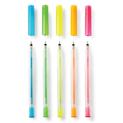 Cricut • glitter gel neon pens 5-pack (pink, orange, yellow, green, blue)