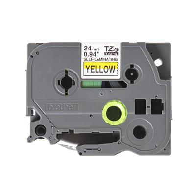 Brother TZESL651 Labeltape zelflaminerend Tapekleur: Geel Tekstkleur: Zwart 24 mm 8 m Brother TZESL651 Labeltape zelflaminerend Tapekleur: Geel Tekstkleur: Zwart 24 mm 8 m