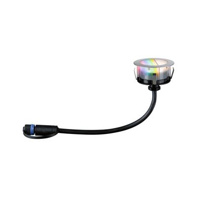 Paulmann Floor 94751 Verlichtingssysteem Plug&Shine ZigBee LED-buiteninbouwlamp (uitbreiding) LED 2 W RGBW RVS
