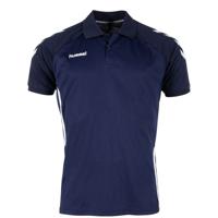 hummel Authentic Polo Donkerblauw - thumbnail