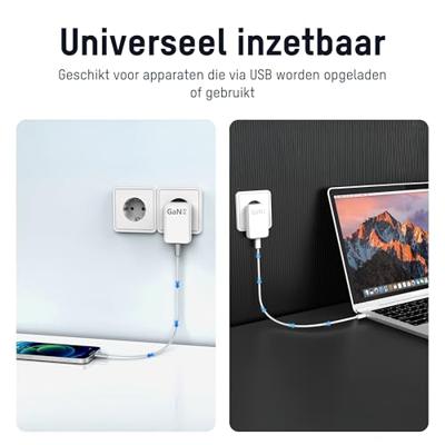 Ansmann USB-C Wandlader 130PD USB-oplader 30 W 1x USB-C PPS, Quick Charge 3.0, USB PD 3.0 Wit Binnen Snellader, Zonder kabel Ansmann USB-C Wandlader 130PD USB-oplader 30 W 1x USB-C PPS, Quick Charge 3.0, USB PD 3.0 Wit Binnen Snellader, Zonder kabel