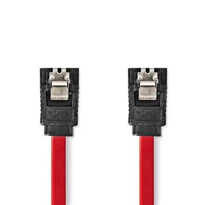 Nedis SATA Kabel | 3 Gbps | SATA 7-Pins Female | SATA 7-Pins Female | Vernikkeld | 0.50 m | Plat | PVC | Rood | Doos - CCGB73150RD05 Nedis SATA Kabel | 3 Gbps | SATA 7-Pins Female | SATA 7-Pins Female | Vernikkeld | 0.50 m | Plat | PVC | Rood | Doos - CCGB73150RD05