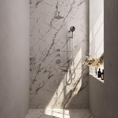 Thermostatisch Inbouwdoucheset Brauer Chrome 20 cm Hoofddouche Wandarm 3 Standen Handdouche op Glijstang Chroom Brauer Thermostatisch Inbouwdoucheset Brauer Chrome 20 cm Hoofddouche Wandarm 3 Standen Handdouche op Glijstang Chroom Brauer