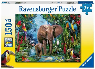 Ravensburger - olifanten in de jungle 150 stuks xxl