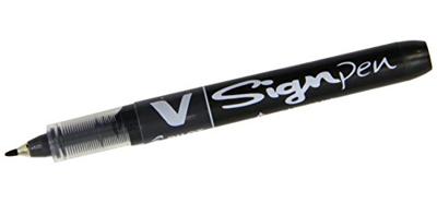 Pilot Fineliner V-Sign Pen zwart