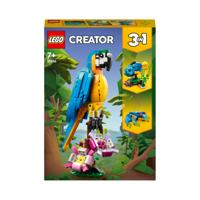 LEGO creator 3-in-1 - exotische papegaai constructiespeelgoed (31136) - thumbnail