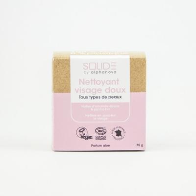 Alphanova Solide Cleansing bar bio gezicht alle huidtype 75 Gram Alphanova Solide Cleansing bar bio gezicht alle huidtype 75 Gram