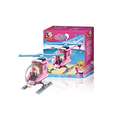 Sluban Helicopter (Girl's Dream) bouwstenen set Sluban Helicopter (Girl's Dream) bouwstenen set