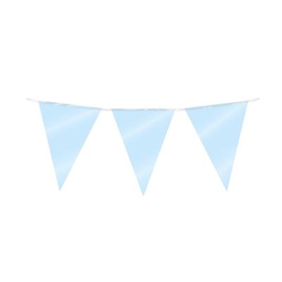 Party flag foil baby blue | 6 stuks
