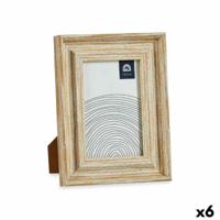 Fotolijsten Kristal Gouden Hout Bruin Plastic (16,2 x 2 x 21 cm) (6 Stuks) - thumbnail