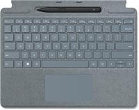 Microsoft Oppervlak toetsenbord Signature Keyboard + stylus Surface Slim Pen 2, ijsblauw, compatibel met Surface Pro 8, Pro 9 en Pro X (toetsenbord Azerty) - thumbnail