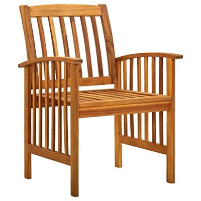 9-delige Tuinset met kussens massief acaciahout