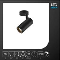 SLV Led opbouwspotNuminos 20w - 2700K - 8,5cm zwart - 1004195 - thumbnail