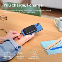 Trust Magno Draadloze magnetische powerbank 5.000 mAh Powerbank Zwart - thumbnail