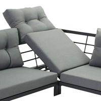 Elba aluminium hoekbank - thumbnail